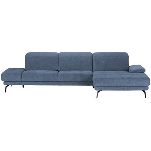 Lounge Collection Ecksofa  Tessa ¦ blau ¦ Maße (cm): B: 328 H: 82 T: 222