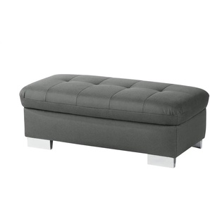 Lounge Collection Hocker  Inka ¦ grau ¦ Maße (cm): B: 130 H: 46 T: 65