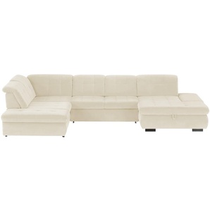 Lounge Collection Wohnlandschaft  Spencer ¦ creme ¦ Maße (cm): B: 382 H: 102 T: 260