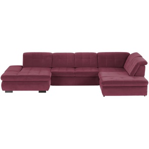 Lounge Collection Wohnlandschaft  Spencer ¦ lila/violett ¦ Maße (cm): B: 382 H: 102 T: 260