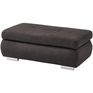 Lounge Collection XXL- Hocker, aufklappbar  Affair ¦ braun ¦ Maße (cm): B: 129 H: 47 T: 64