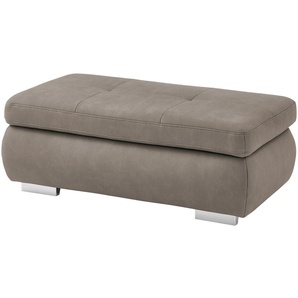 Lounge Collection XXL- Hocker, aufklappbar  Affair ¦ braun ¦ Maße (cm): B: 129 H: 47 T: 64