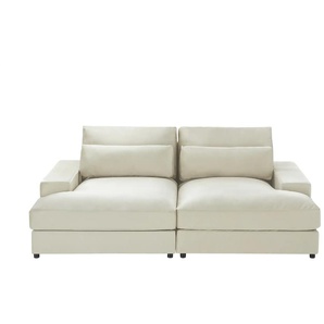 Lounge Sofa  Branna ¦ beige ¦ Maße (cm): B: 232 H: 88 T: 164