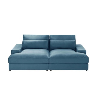 Lounge Sofa  Branna ¦ blau ¦ Maße (cm): B: 232 H: 88 T: 164