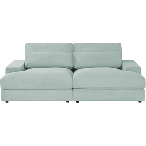 Lounge Sofa  Branna - grün - Materialmix - 232 cm - 88 cm - 164 cm | Möbel Kraft