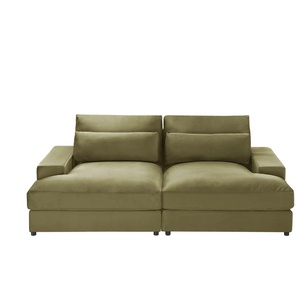 Lounge Sofa  Branna ¦ grün ¦ Maße (cm): B: 232 H: 88 T: 164