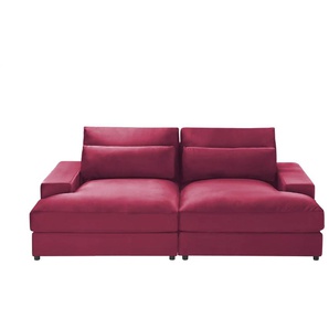 Lounge Sofa  Branna ¦ rot ¦ Maße (cm): B: 232 H: 88 T: 164