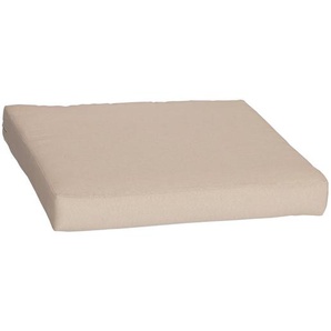 Xxxl Loungekissen, Beige, Textil, Uni, Füllung: Schaumstoff, 70x8x70 cm, formstabil, für den Außenbereich geeignet, UV-beständig, Gartenmöbel, Gartenbänke