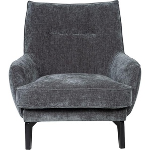 Loungesessel FURNINOVA Willow Designsessel Sessel Gr. Velourstoff grob ALICE, B/H/T: 86 cm x 85 cm x 88 cm, grau (grey) Loungesessel bequemer im skandinavischen Design