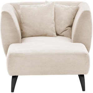 Loveseat INOSIGN Colori Sessel Gr. Cord, Loveseat, B/H/T: 108cm x 84cm x 155cm, beige