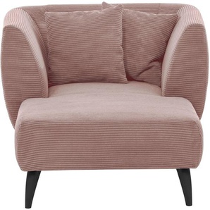 Loveseat INOSIGN Colori Sessel Gr. Cord, Loveseat, B/H/T: 108cm x 84cm x 155cm, rosa