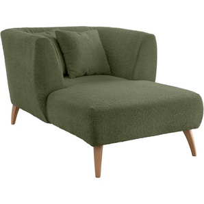 Loveseat INOSIGN Colori Sessel Gr. Luxus-Microfaser weich, Loveseat, B/H/T: 108cm x 84cm x 155cm, grün (moosgrün)