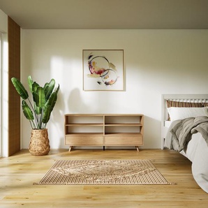 Sideboard Eiche - Designer-Sideboard: Schubladen in Eiche - Hochwertige Materialien - 151 x 72 x 34 cm, Individuell konfigurierbar