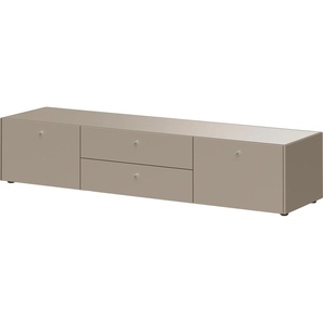 Lowboard GERMANIA Monteo Sideboards Gr. B/H/T: 178cm x 37cm x 48cm, 2 St., grau (steingrau) Breite 178 cm