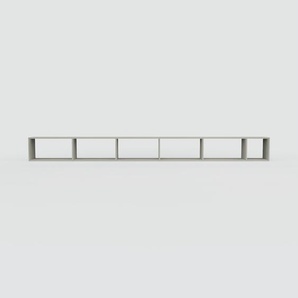 Lowboard Grau - Designer-TV-Board: Hochwertige Qualität, einzigartiges Design - 414 x 40 x 34 cm, Komplett anpassbar