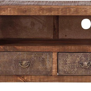 Lowboard GUTMANN FACTORY Oriental Sideboards Gr. B/H/T: 150cm x 50cm x 50cm, 3 St., beige (natur) Kommode aus Massivholz Mango