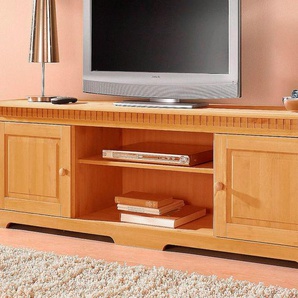 Lowboard HOME AFFAIRE Lisa, beige (natur gebeizt, gewachst), B:175cm H:55cm T:45cm, Massivholz, Sideboards, Kommode aus schönem massivem Kiefernholz, Breite 175 cm