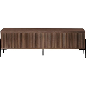 Lowboard HOME AFFAIRE Valloire Sideboards Gr. B/H/T: 176cm x 55cm x 38cm, braun Kommode, Push-to-open Funktion, Breite 176 cm