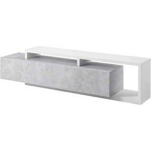 Lowboard INOSIGN Bota Sideboards Gr. B/H/T: 219cm x 52cm x 45cm, weiß (weiss/betonoptik) Breite 219 cm