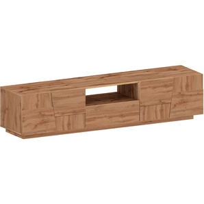 Lowboard INOSIGN Pongo Sideboards Gr. B/H/T: 220cm x 46cm x 44,2cm,, braun (oak wotan)