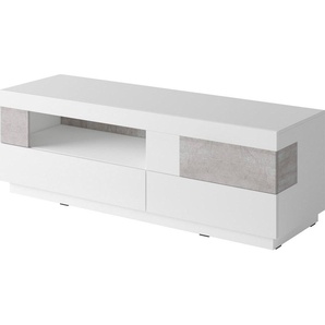 Lowboard INOSIGN SILKE Sideboards weiß (weiß hochglanz/beton-optik) Breite 160 cm