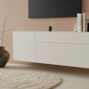 Lowboard LEGER HOME BY LENA GERCKE Essentials Sideboards Gr. B/H/T: 167cm x 56cm x 42cm, 2 St., weiß (warmweiß) Breite: 167 cm, MDF lackiert, Push-to-open-Funktion