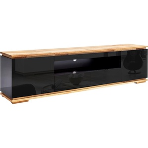 Lowboard MCA FURNITURE Chiaro Sideboards Gr. B/H/T: 202cm x 54cm x 40cm, 2 St., schwarz (schwarz hochglanz) Breite ca. 202 cm