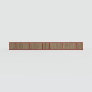 Lowboard Nussbaum - Designer-TV-Board: Türen in Nussbaum - Hochwertige Materialien - 416 x 40 x 34 cm, Komplett anpassbar