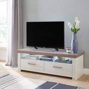 Lowboard SET ONE BY MUSTERRING Sideboards Gr. B/H/T: 140 cm x 47 cm x 51 cm, 2, beige (pino aurelio, eiche nelson) Lowboards