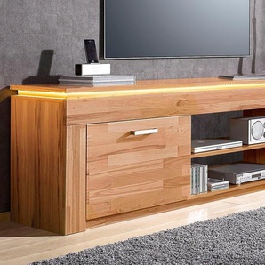 Lowboard VOGL MÖBELFABRIK Sideboards beige (kernbuche teilmassiv) Breite 222 cm