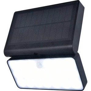 LUTEC LED Solarleuchte LED-Solar-Aussenwandl. TUDA, Dimmfunktion, Leuchtmittel wechselbar, warmweiß - kaltweiß