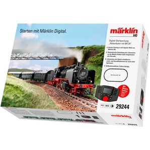 Märklin Modelleisenbahn-Set Märklin Digital-Startpackung Nebenbahn mit BR 24 - 29244, Spur H0, (Set, 27-tlg), Made in Europe