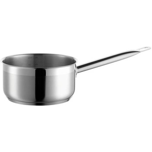 Mäser Stielkasserolle Professional, Silber, Metall, 2,4 L, rund, backofengeeignet, stapelbar, geschmacksneutral, Sandwichboden, Kochen, Töpfe, Stielkasserollen