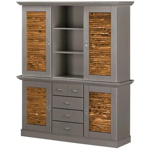 maison bleue Buffet Fancy - grau - Materialmix - 171,3 cm - 202,1 cm - 48 cm | Möbel Kraft