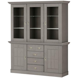 maison bleue Buffet Florian - grau - Materialmix - 171,3 cm - 202,1 cm - 48 cm | Möbel Kraft