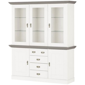 maison bleue Buffet Florian - weiß - Materialmix - 171,3 cm - 202,1 cm - 48 cm | Möbel Kraft