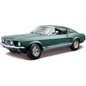 Maisto® Sammlerauto Ford Mustang GTA Fliessheck67, 1:18, grün, Maßstab 1:18, aus Metallspritzguss