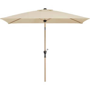 Marktschirm SCHNEIDER SCHIRME Cordoba, beige (natur), Bespannung: 100% Polyester, Standschirme