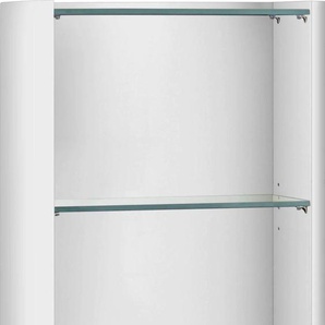 Midischrank MARLIN 3010.3 Schränke Gr. B/H/T: 40 cm x 147 cm x 15,6 cm, Türanschlag rechts, 1 St., weiß (weiß hochglanz) Badmöbelserien