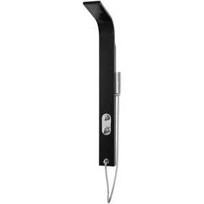 Marwell Duschsäule Care black, Höhe 150 cm, inkl. Duschkopf und Handbrause