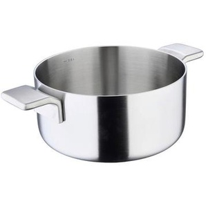 Masterpro Kochtopf, Silber, Metall, 2.9 l, rund, Lfgb, Messskala, backofengeeignet, rostfrei, leichte Reinigung, Kochen, Töpfe, Kochtöpfe