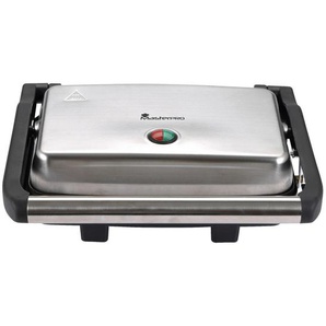 Masterpro Kontaktgrill, Silber, Metall, Kunststoff, RoHS, Lfgb, CE EN 14786, Aufheizkontrollleuchte, Bereitschaftsanzeige, Grillplatten antihaftbeschichtet, wärmeisolierte Griffe, Grills, Elektrogrills