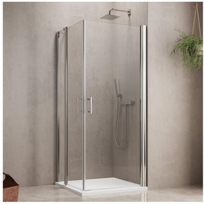 maw by GEO Eckdusche maw flex PRO AP-E210, BxT: 90x90 cm, Einscheibensicherheitsglas