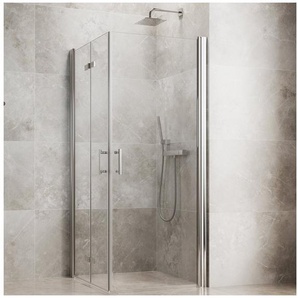 maw by GEO Eckdusche maw flex PRO AP-E410, BxT: 80x80 cm, Einscheibensicherheitsglas