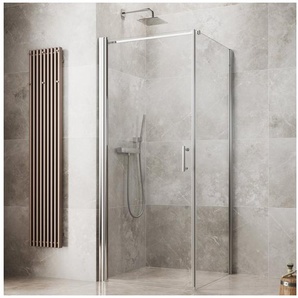 maw by GEO Eckdusche maw flex PRO AP-F100, BxT: 90x90 cm, Einscheibensicherheitsglas