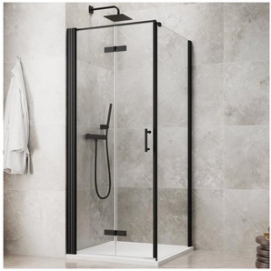 maw by GEO Eckdusche maw flex PRO AP-F400, BxT: 80x80 cm, Einscheibensicherheitsglas