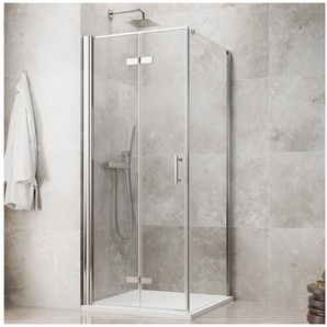 maw by GEO Eckdusche maw flex PRO AP-F400, BxT: 80x80 cm, Einscheibensicherheitsglas