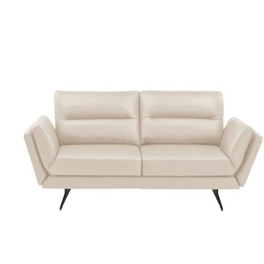 Max Schelling Einzelsofa Ledersofa Sentence Premium ¦ creme ¦ Maße (cm): B: 178 H: 105 T: 138