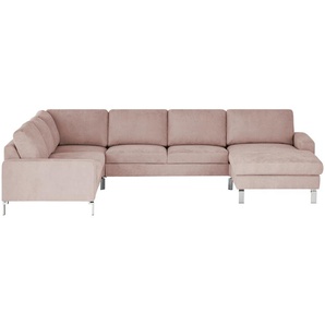 Max Schelling Wohnlandschaft Maximum - rosa/pink - Materialmix - 239 cm - 97 cm - 189 cm | Möbel Kraft