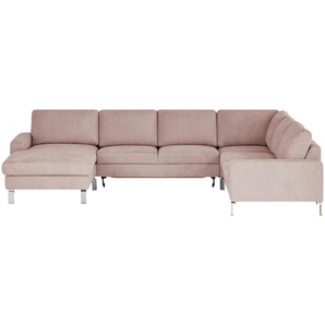 Max Schelling Wohnlandschaft  Maximum - rosa/pink - Materialmix - 333 cm - 86 cm - 253 cm | Möbel Kraft